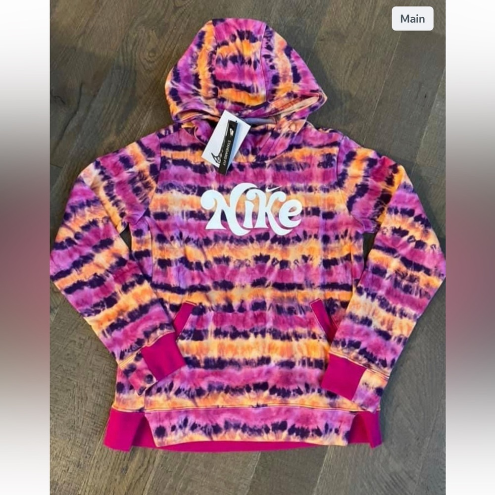 Nike Big Girl Tie Dye Hoodie